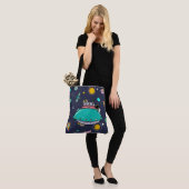 Astronaut Outer Space Cartoon Tote Bag (Op model)