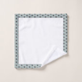 Astronaut Outer Space Explorer Koel Blauw Patroon Bad Handdoek (Wasdoekje)