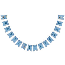 Astronaut Outer Space Planets Birthday Vlaggetjes