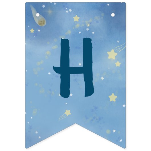 Astronaut Outer Space Planets Birthday Vlaggetjes (Tweede vlag)