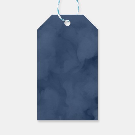 Astronaut Outer Space Safari Verjaardag Bedankt Cadeaulabel (Achterkant)