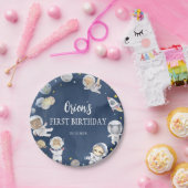 Astronaut Outer Space Safari Verjaardagspapier Bor Papieren Bordje (Feest)