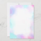 Astronaut Outer Space Verjaardag Dank je kaart (Achterkant)