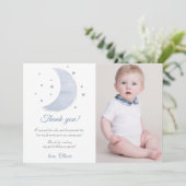 Astronaut Outer Space Verjaardag Dank je kaart (Staand voorkant)