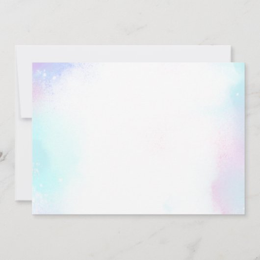 Astronaut Outer Space Verjaardag Dank je kaart (Achterkant)