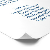 Astronaut Outer Space Verjaardag Zitkaarten Teken Poster (Hoek)