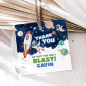 Astronaut Outer Space verjaardagsfeestje Bedankjes Labels