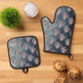 Astronaut Ovenwant & Pannenlap Set (Top down)