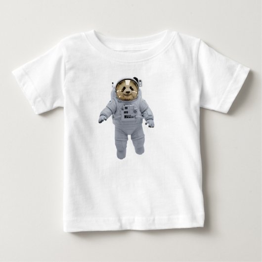 Astronaut Panda Drijvend in Ruimtestation (Voorkant)