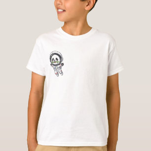 Astronaut Panda Drijvende Ruimte Kinderen T-shirt