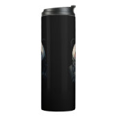 Astronaut Panda met neonverfspatten  Thermosbeker (Gedraaid links)