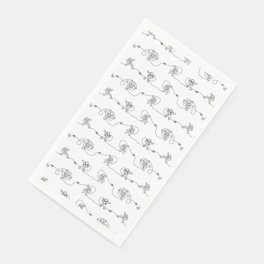 Astronaut Paper Guest Towels Servet (Hoek)