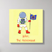 Astronaut Personalized Canvas Afdruk (Voorkant)