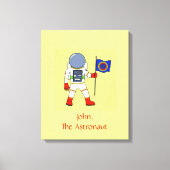 Astronaut Personalized Canvas Afdruk (Voorkant)