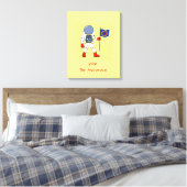 Astronaut Personalized Canvas Afdruk (Insitu (Slaapkamer))