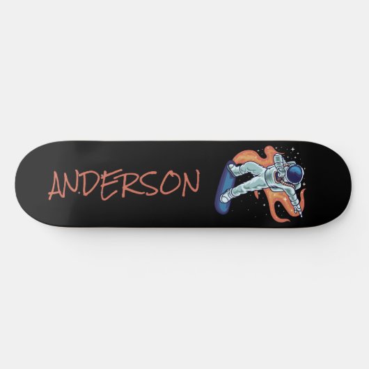 Astronaut Personalized Floating with Skateboard (Horizontaal)