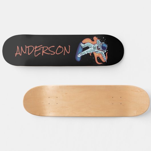 Astronaut Personalized Floating with Skateboard (Horizontaal)