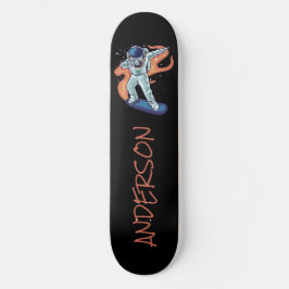Astronaut Personalized Floating with Skateboard