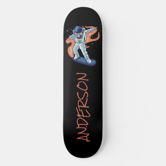 Astronaut Personalized Floating with Skateboard (Voorkant)