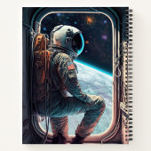 Astronaut Persoonlijk Notitieboek (Achterkant)