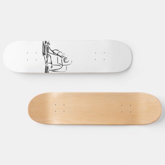 astronaut persoonlijk skateboard (Horizontaal)