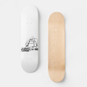 astronaut persoonlijk skateboard (Voorkant)