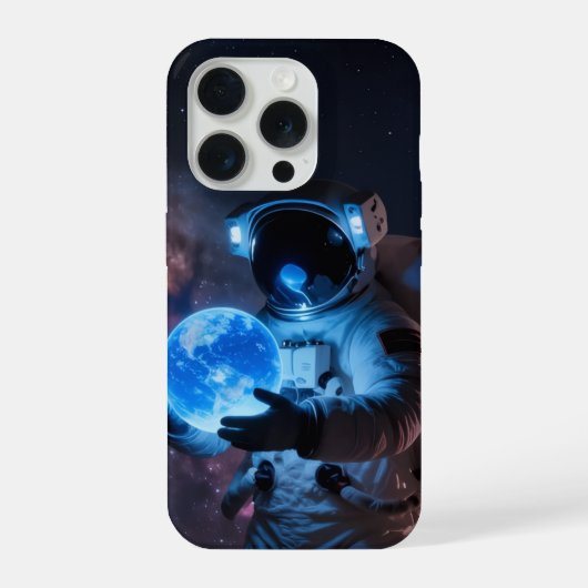 Astronaut phonecase  iPhone hoesje (Achterkant)