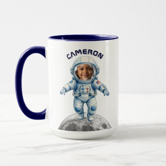 Astronaut Photo Outer Space Moon Kids Mok (Links)