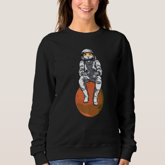 Astronaut Pig Graphic Guinea Pig Owner Pet Cavy An Trui (Voorkant)