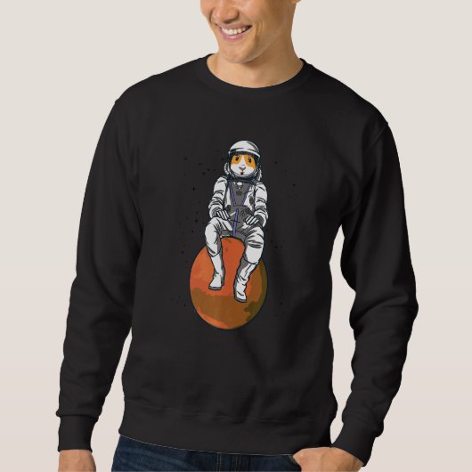 Astronaut Pig Graphic Guinea Pig Owner Pet Cavy An Trui (Voorkant)