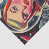  astronaut Pin-up Tissuepapier (Detail)