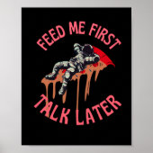 Astronaut Pizza Poster (Voorkant)