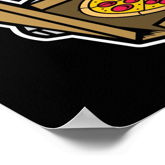 Astronaut Pizza Poster (Hoek)