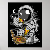 Astronaut Pizza Poster (Voorkant)