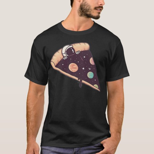 Astronaut Pizza T-shirt (Voorkant)