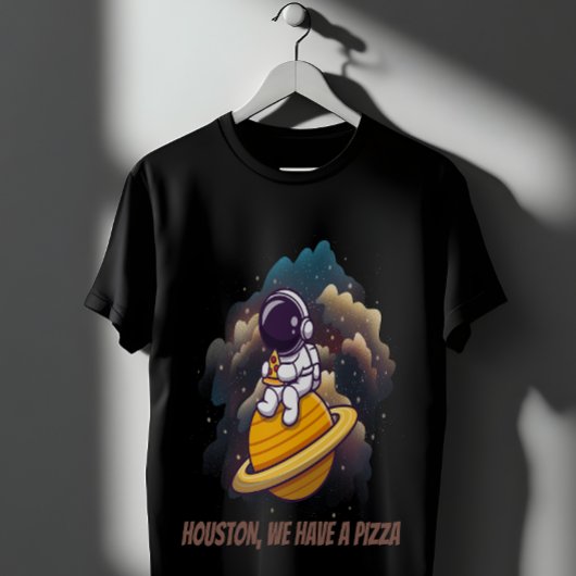 Astronaut Pizza T-shirt