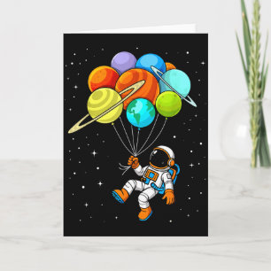 Astronaut Planeet Ballonnen Zonnestelsel Ruimte Ki Kaart