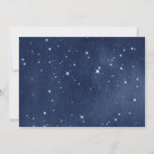 Astronaut Planet Raket Buitenruimte Baby shower Kaart (Achterkant)