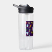 Astronaut Planet Space Galaxy Cartoon Waterfles (Rechts)