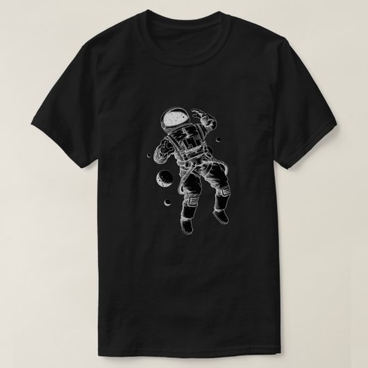 Astronaut Planet Space Swing Shirt, Space Shirten T-shirt (Design voorkant)