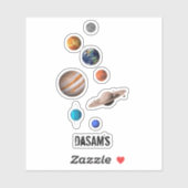 ASTRONAUT_PLANET STICKER (Vel)