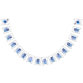 Astronaut & Planets Happy Birthday bundelbanner Vlaggetjes