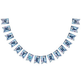 Astronaut & Planets Happy Birthday bundelbanner Vlaggetjes