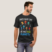 Astronaut Planets Solar System Dwarf Space Astron T-shirt (Voorkant volledig)