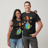 Astronaut Planets Space 8 Acht jaar oude 8e geboor T-shirt (Unisex)
