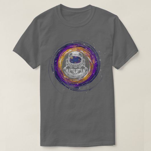 Astronaut Planets Space T-Shirt (Design voorkant)