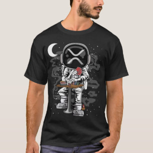 Astronaut Poker Ripple XRP Crypto Coin HODL T-shirt