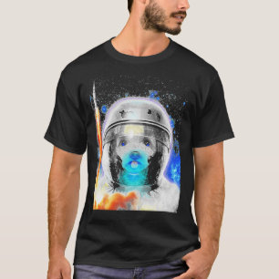 Astronaut Poodle Dog Poodle Hondenliefhebber Poodl T-shirt