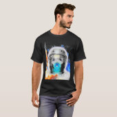 Astronaut Poodle Dog Poodle Hondenliefhebber Poodl T-shirt (Voorkant volledig)