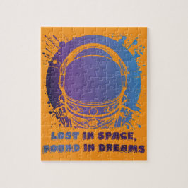 Astronaut Portrait Lost in Space Jigsaw Puzzle  Legpuzzel